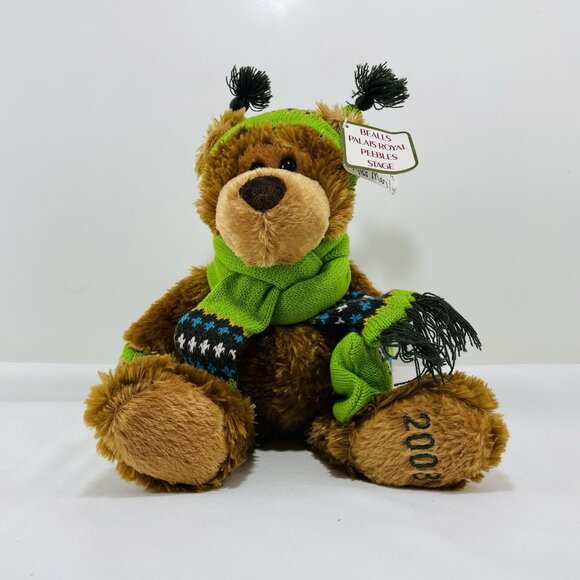 Mary Meyer Winter Bear Plush Toy Stage Stores Bealls Retired Outfit Scarf Gloves - Picture 1 of 12